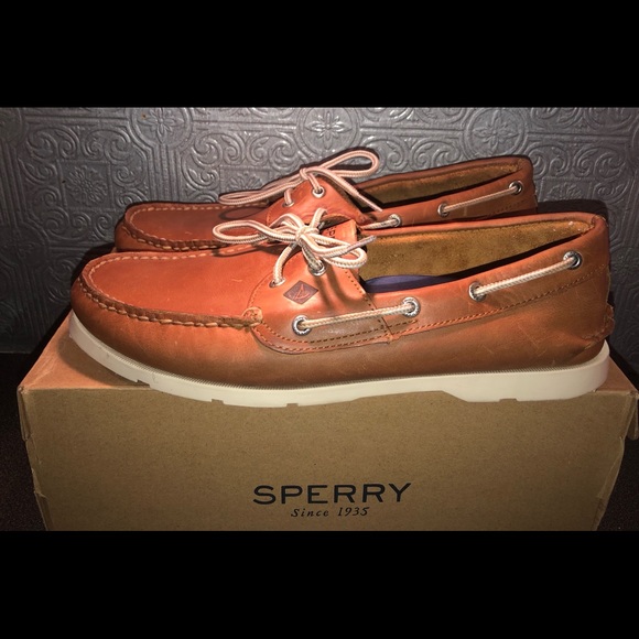 sperry leeward 2 eye dark tan
